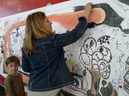 Exposition Amnesty International par Florence Sagittario