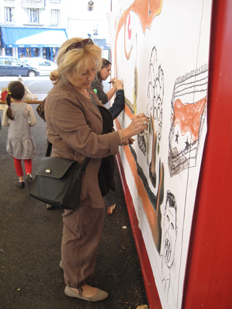 Exposition Amnesty International par Florence Sagittario