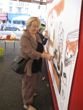 Exposition Amnesty International par Florence Sagittario