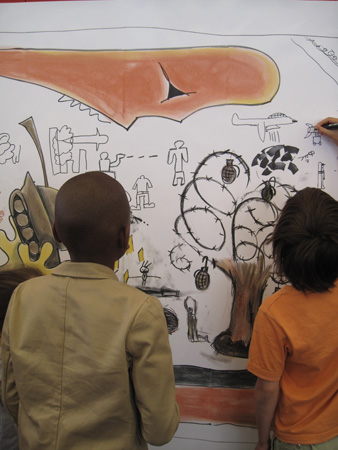 Exposition Amnesty International par Florence Sagittario