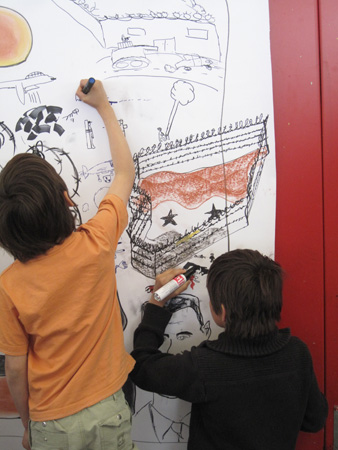 Exposition Amnesty International par Florence Sagittario