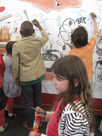 Exposition Amnesty International par Florence Sagittario