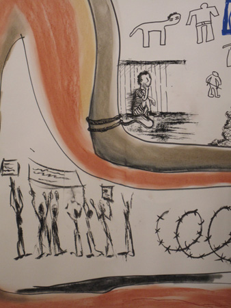 Exposition Amnesty International par Florence Sagittario